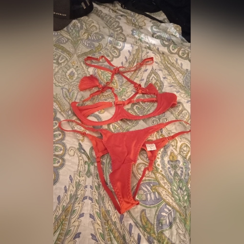 Elegant Red Women's Intimate Set For Sale!